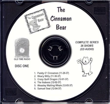 THE CINNAMON BEAR - 26 Shows Old Time Radio OTR 5 Audio CD - Plays On Any Player