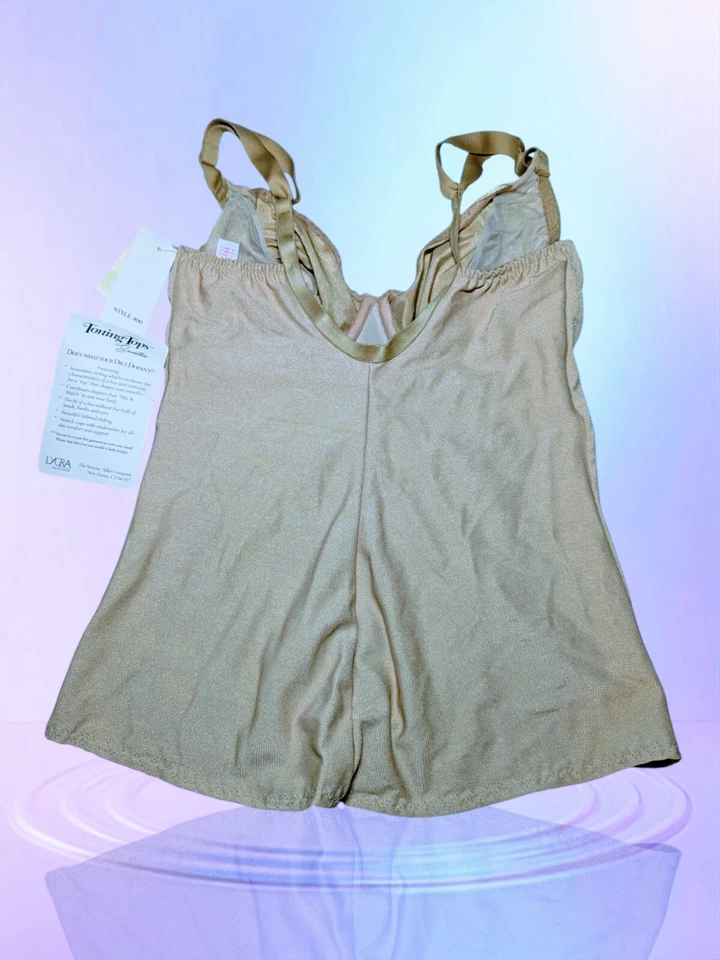 De Colección TOP TONIFICADO POR SMOOTHIE Sujetador Cami Top UNA PIEZA Beige PRENDAS MOLDEADORAS 34D Mujer Nuevo con Etiquetas Foto 2 de 4