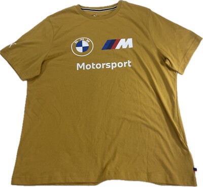 PUMA Mens BMW M Motorsport Essentials Logo GraphicPrint T-Shirt Size XL