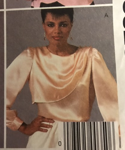 McCall's 8825 Vintage 80s Sewing Pattern Blouses Size: 14 - Picture 5 of 9