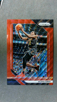 2018-19 Panini Prizm Ruby Wave #38 Taurean Prince Hawks