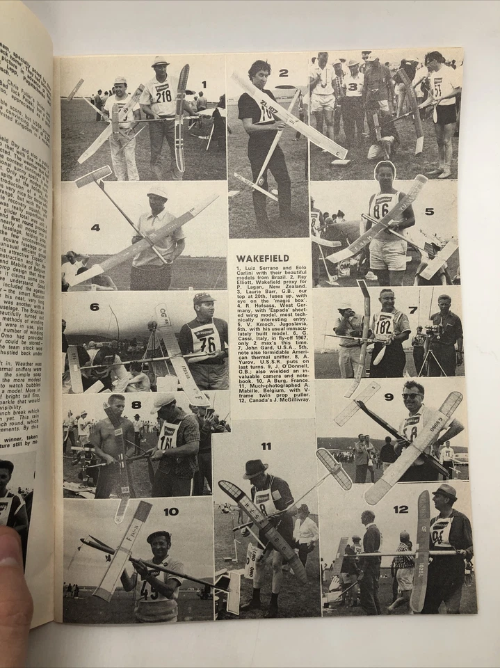 AEROMODELLER  Magazine November 1969 ANDREASON BA-4B F/F Peanut scale  - Image 3 of 4