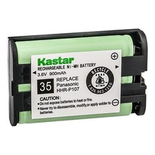 Kastar Ni-MH 900mAh Rechargeable Battery for Panasonic HHR-P107 Cordless Phone