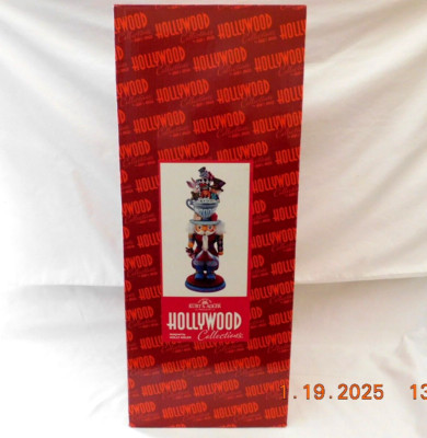New 2024 Kurt Adler Hollywood Alice in Wonderland Teacup Hat Nutcracker 18'' Tall