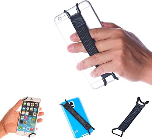 TFY Security Hand Strap Holder Compatible with iPhone 14 Pro Max / 14 Plus / 13