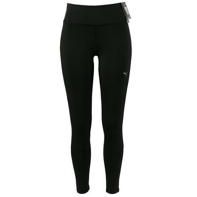 PUMA Damen Lauftights 520191-01 Run Favourite Reg Rise Full Tight Schwarz / M / 