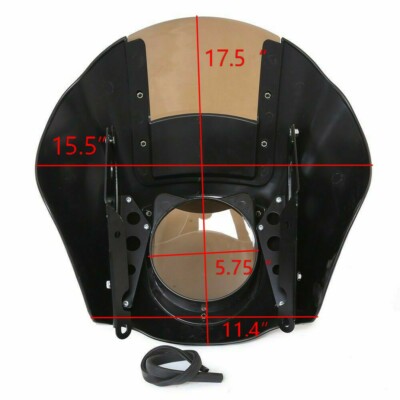 Quarter Headlight Fairing Windshield For Harley Sportster XL 88-UP