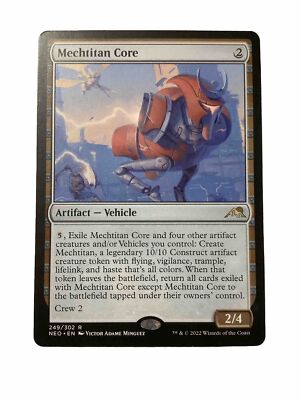zero cost cards mtg NEO: Mechtitan Core (Artifact Vehicle) Regular Rare 249/302 Color Indicator magic the gathering - How