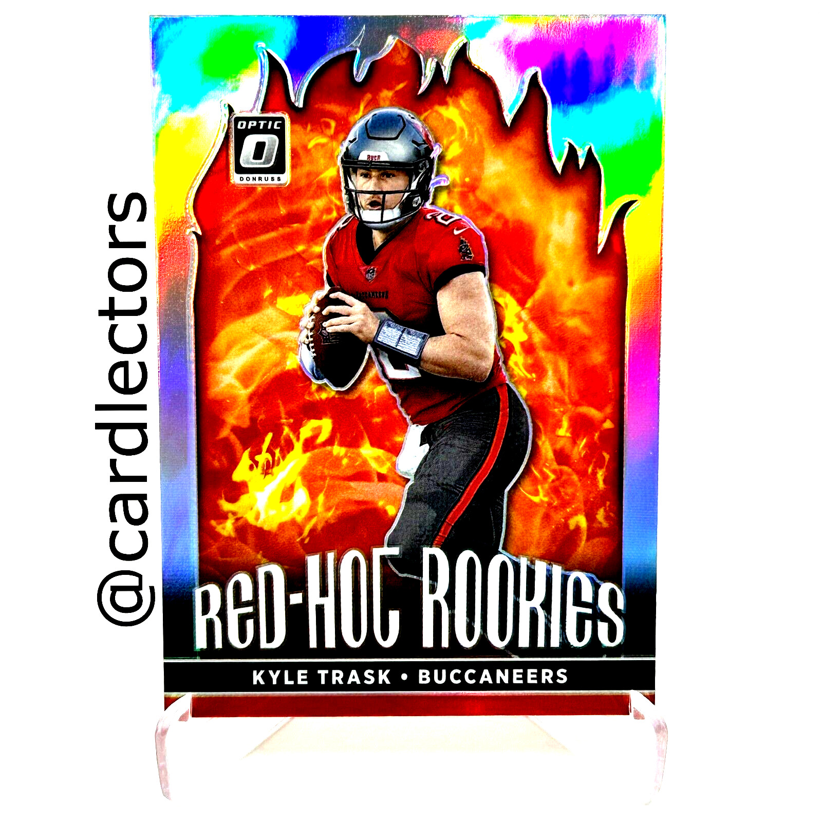 2021 Panini Donruss Optic KYLE TRASK Red-Hot Rookies RHR-5 Holo PRIZM BUCCANEERS
