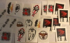 1996 The Crow Tempory Tattoo Lot of 20 Duplicates