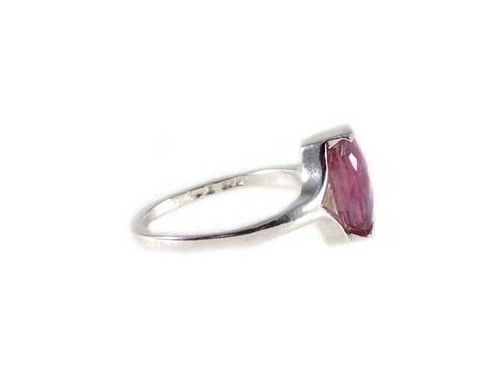 Anillo de rubí rosa frambuesa 3 quilates gema vintage de Teofrato Platón antigua griega Roma - Imagen 6 de 10