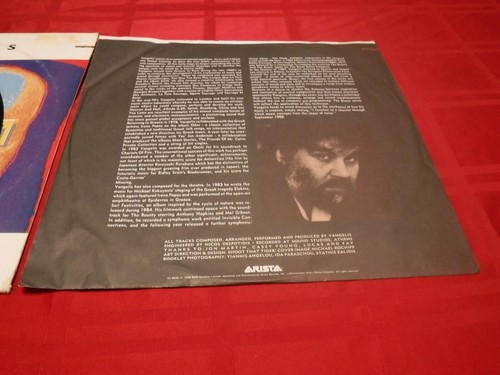 Vangelis Direct Arista AL 8545 1988 LP Electronica Synthesizer Drum Machine Midi - Picture 7 of 10