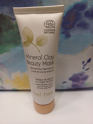 Feel Free Mineral Clay Beauty Mask. Full Size, 2.53 oz/75 ml. Sealed.