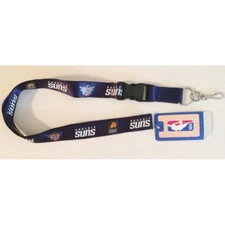 phoenix suns purple logo nba basketball lanyard safety fastener usa made