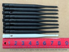 9 USED L-Com HyperLink HyperGain Rubber Duck Antennas HG2402RD-RSF FREE SHIPPING