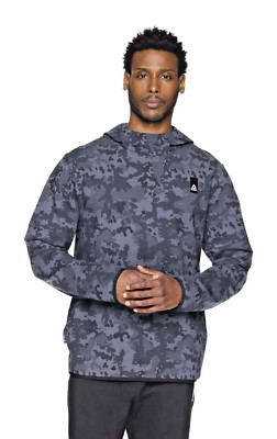 NEW! Reebok Advanced Hoodie Pullover Men's  3 X Large / Black Cotton Blend