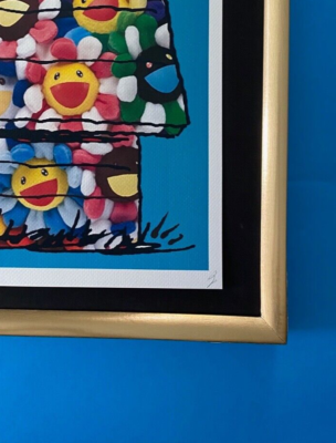 【DEATH NYC】Snoopy×Supreme DEATH NYC Hand Signed LARGE Print Framed 16x20in SNOOPY