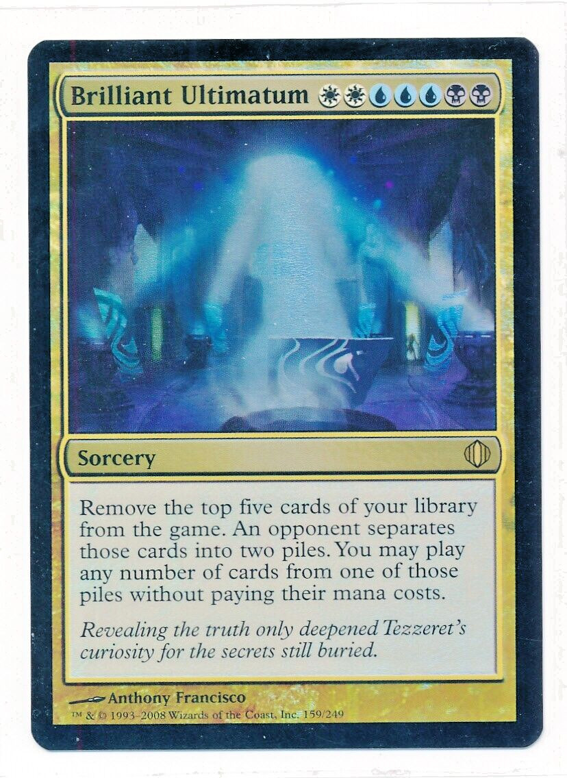 MTG Shards of Alara Brilliant Ultimatum 159/249 Rare Foil MultiColor LP/NM P1R7