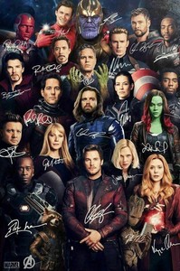 Details About Avengers Endgame Signed Movie 2019 Art Silk Poster 12x18 24x36 24x43