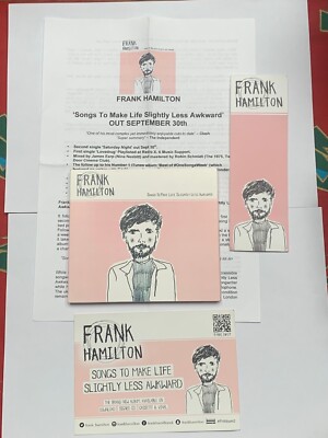 Frank Hamilton CD Songs To Make Life Slightly Less Awkward -Digipak Press Sheet