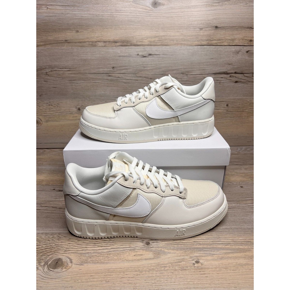 Nike Air Force 1 Low Unity Mens Size 9.5 Sail White Light Cream 