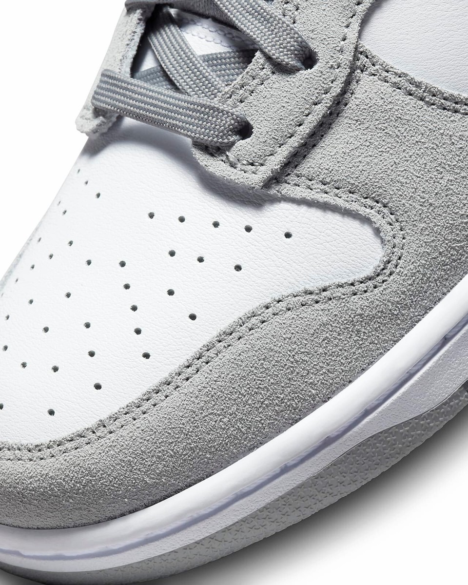 Nike Dunk High Retro SE Light Smoke Grey/White/Gym Red DJ6152-001