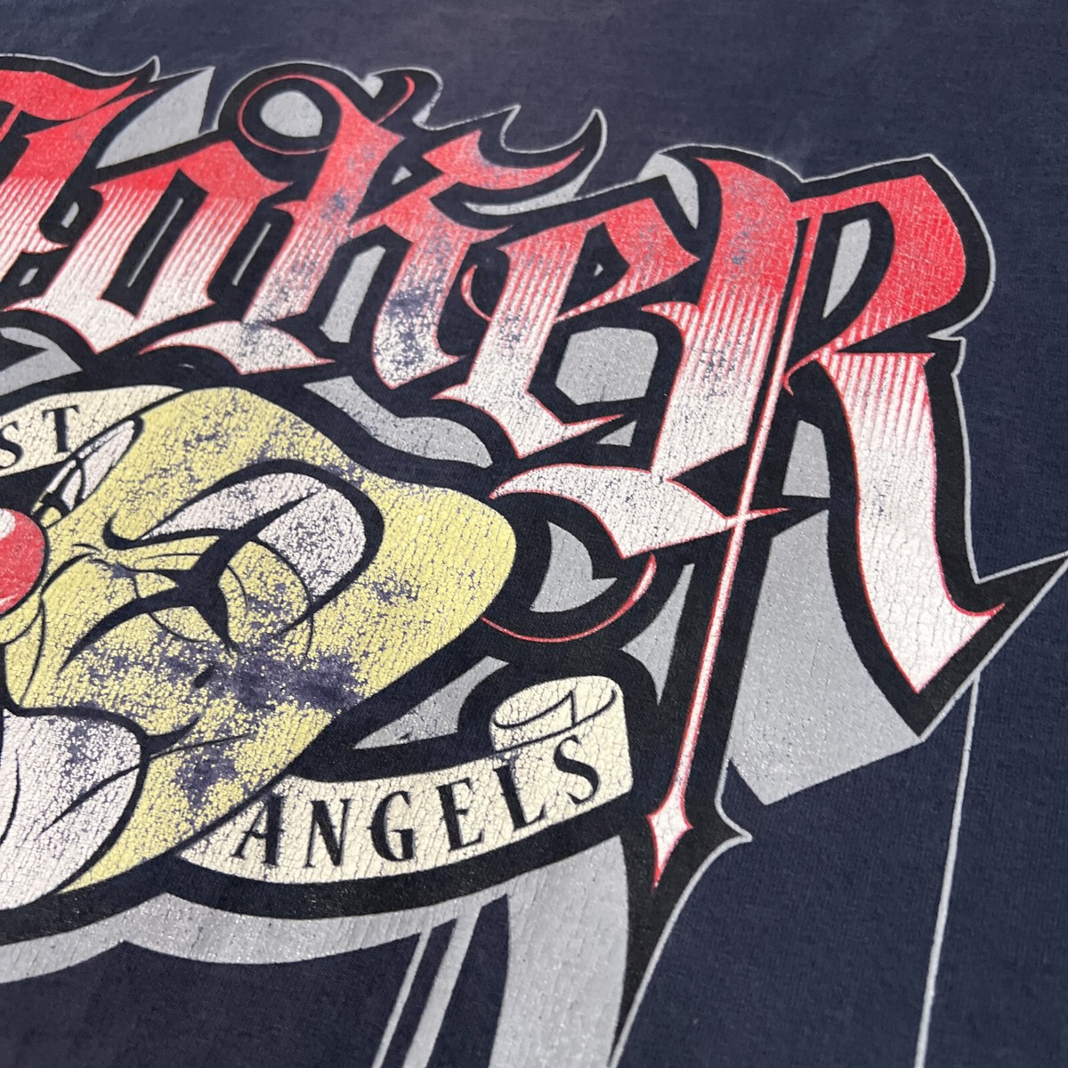 Vintage Joker Brand LOST ANGELS Y2K T-Shirt Men's Size 2XL MADE