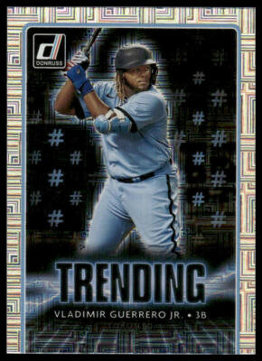 2021 Donruss #TR3 Vladimir Guerrero Jr. Trending Vector Toronto Blue Jays