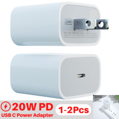 20W USB C Fast Wall Charger For iPhone 16 15 14 13 12 11 Pro 8 PD Type C Adapter