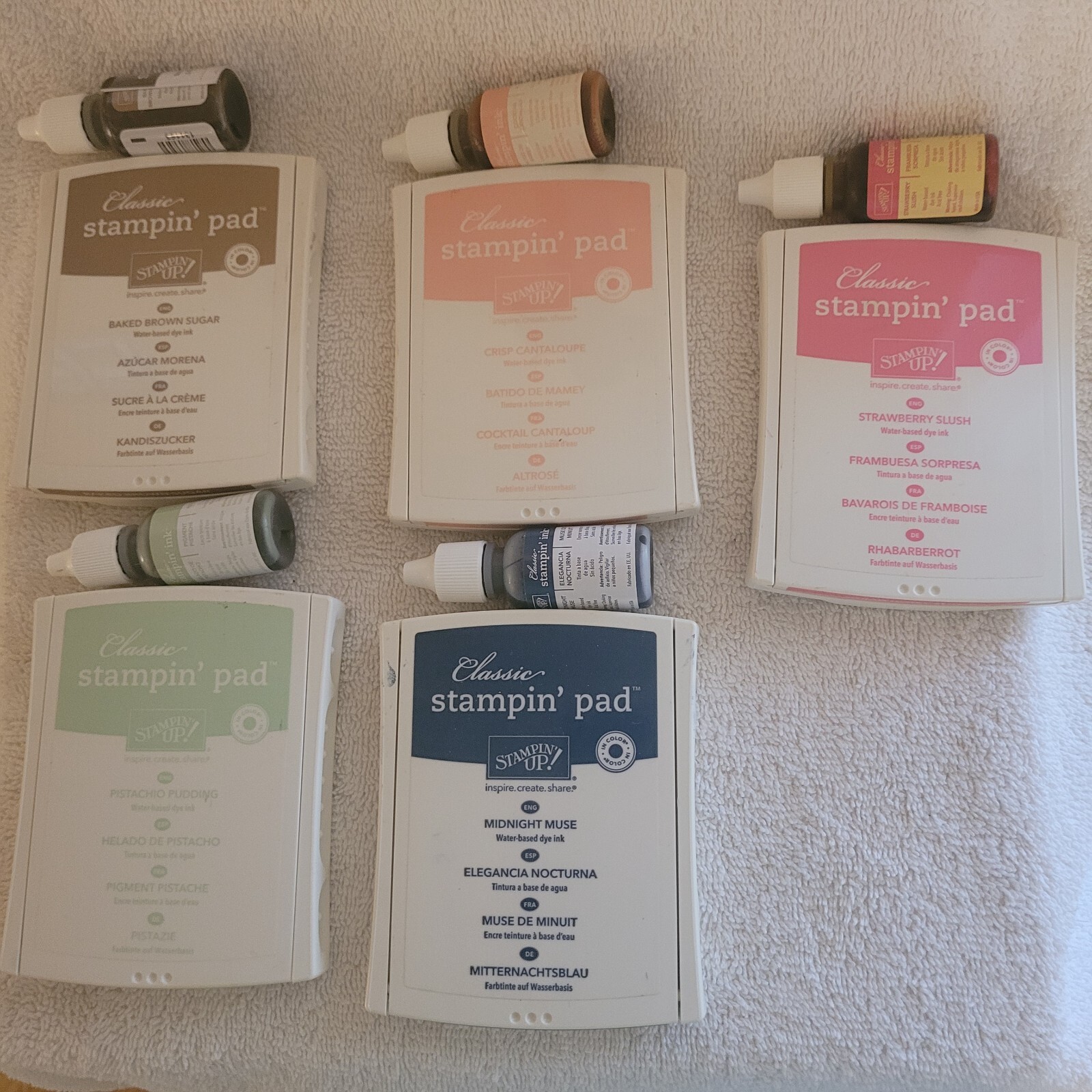 STAMPIN UP! Classic Ink Pads w/ Ink Refills Retired Colors eBay