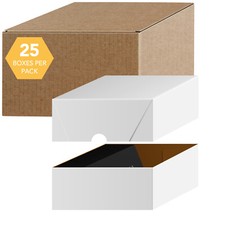 White Business Card Folding Boxes 25 Boxes Per Pack