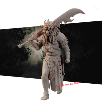 Elden Divine Beast Warrior Resin Figure Model Collection