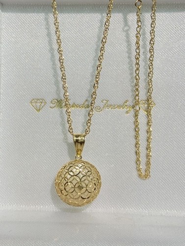 13mm Natural Mabe Pearl Pendant With 18k Yellow Gold Rope 16” Chain Necklace - 第 2/8 張圖片