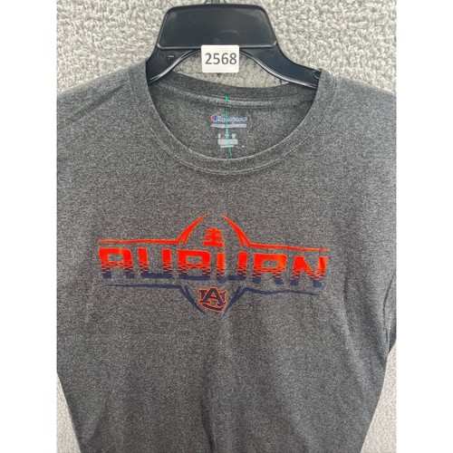 Camisa Auburn Tigers Talla Mediana M Gris Naranja Camiseta Manga Corta Campeón NCAA Hombres - Imagen 9 de 9
