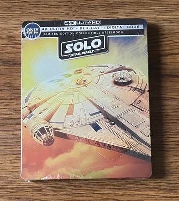 Solo: A Star Wars Story Steelbook Best Buy 4K + Blu ray + Bonus Sealed
