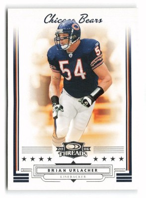 2006 Donruss Threads Brian Urlacher #31 Chicago Bears