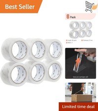 Heavy Duty Packing Tape 6 Pack 2.7mil 2 Wide 60 Yards Clear Shipping Tape