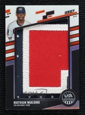 2026 Stars & Stripes Prizm Jumbo Materials Jersey Number 9/17 Nathan Malone