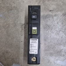 Square D HOM120PCAFI 20A Circuit Breaker AFCI Arc Fault Protection 1-Pole 120V