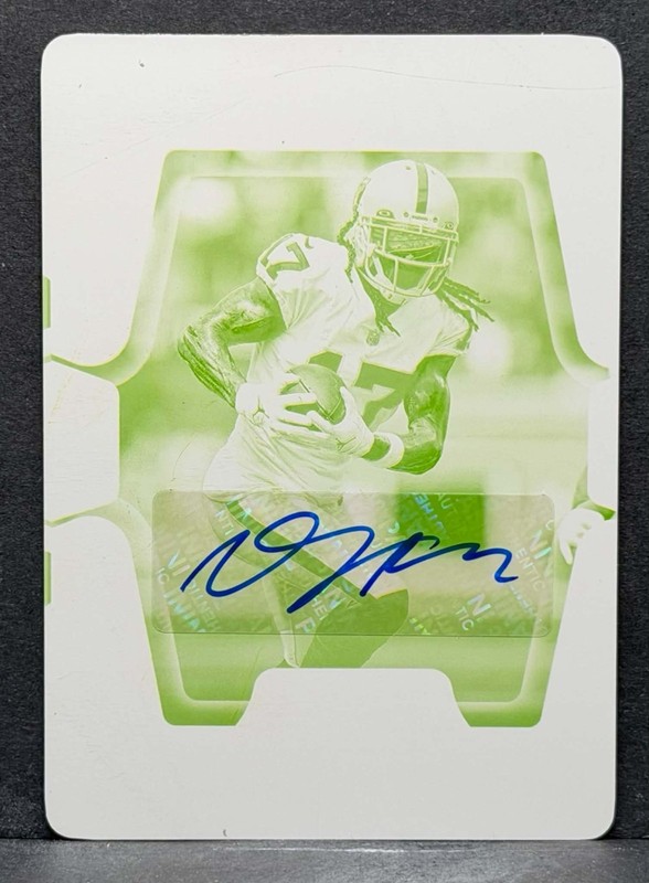 2022 Panini Playbook - Davante Adams - #33 Autograph Printing Plate AUTO 1/1