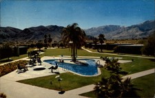 Desert Isle Hotel Palm Springs California vintage postcard g307
