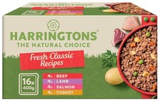 Harringtons Complete Wet Tray Grain Free Hypoallergenic Adult Dog Food 16x400 G 3.17 per kilo