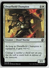 Dwarfhold Champion LP Foil 14 Adventures in the Forgotten Realms MTG