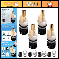 Faucet Stem Assembly Repair Kit for Two Handle Faucets - 4 Pack with Cartridge
