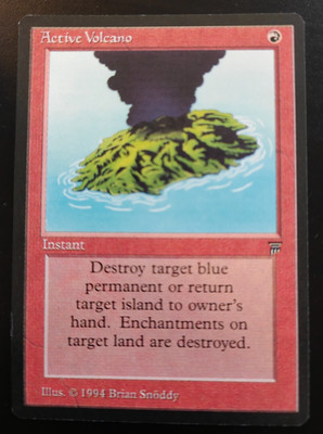 Active Volcano   Legends 1994   Uncommon MTG   Old School 93/94   NM
