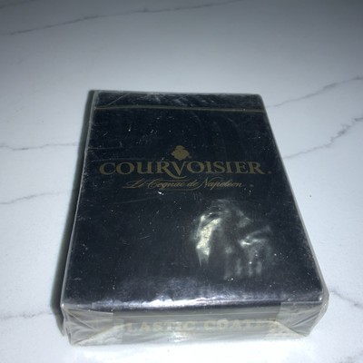 Vintage: Courvoisier Le Cognac de Napoleon Plastic Coated Playing Cards - Sealed