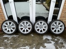 Volkswagen / BBS rw017 polo dune 17 inch alloy wheels and tyres - genuine 