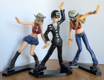 Soul Eater Trading Arts Vol.1 Figure Set: Death the Kid, Thompson sisters anime