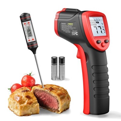 Infrarot Thermometer, -50°C bis 600°C, Digital, Laser, Fleischthermometer