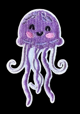Embroidered Marine Life iron on Patch 2+1/2 x 1+3/8 inch FREE SHIPPING
